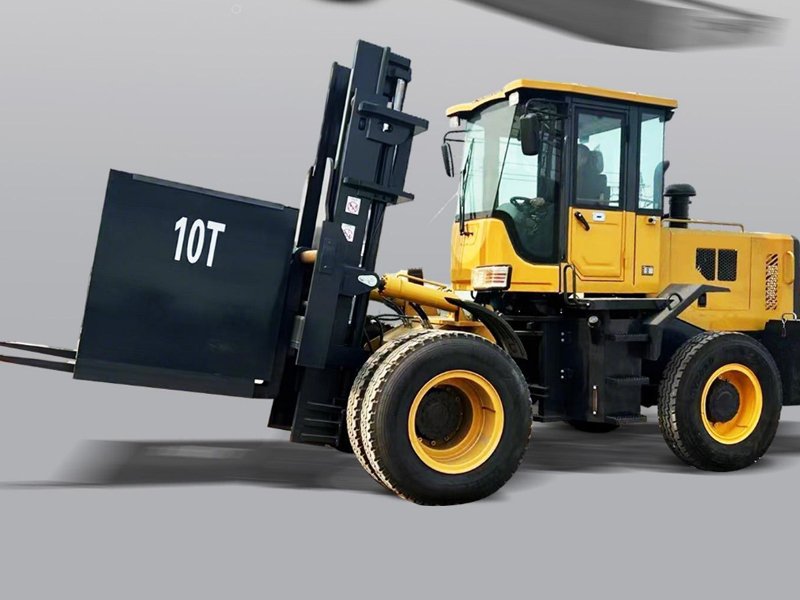 10 Ton 4x4 Rough Terrain Forklift for