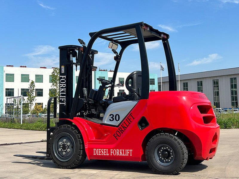 CPC30 3 Ton 4 Wheel Diesel Forklift for Heavy Duty Outdoor Applications