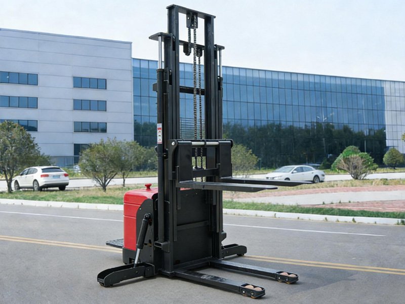 Electric Stacker 1.5–2.0 Ton High Lift with Support Legs
