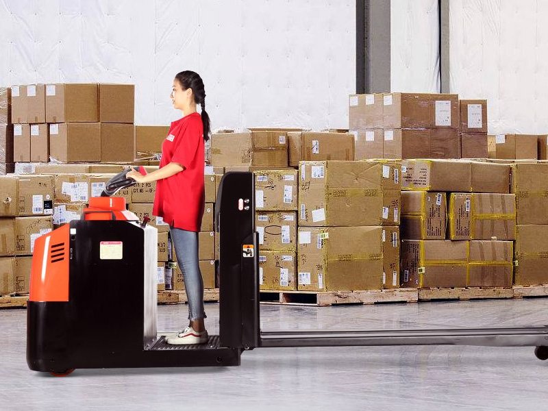 Low Level Order Picker Electric Pallet Picker for Fast Warehouse Picking