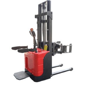 Semi-Electric Clamp Stacker 1.5–2.0 Ton with Paper Roll