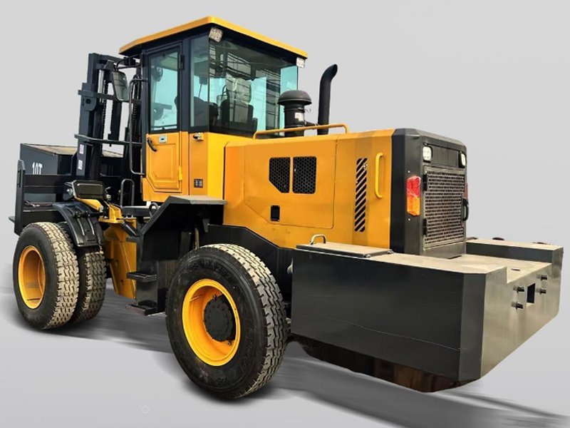 T100 10 Ton 4x4 Rough Terrain Forklift for Extreme Heavy Duty Industrial Use