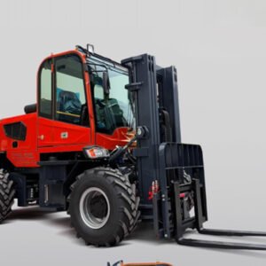 T35 3.5 Ton 4x4 Rough Terrain Forklift with Front Wheel Steering