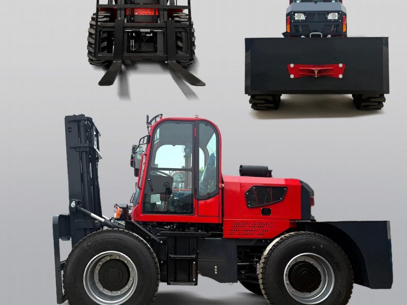 T80 8 Ton 4x4 Rough Terrain Forklift for Extreme Heavy Duty Operations