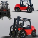 TH35 3.5 Ton 4x4 Rough Terrain Forklift with Rear Wheel Steering TH35 3.5 Ton 4x4 Rough Terrain Forklift with Rear Wheel Steering