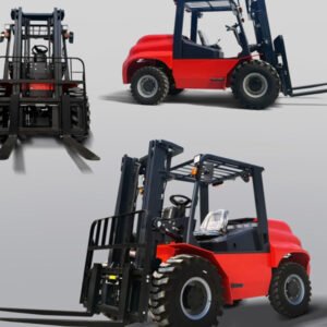 TH35 3.5 Ton 4x4 Rough Terrain Forklift with Rear Wheel Steering