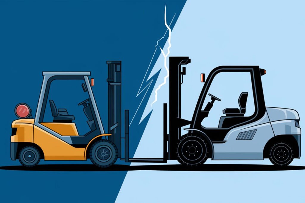 Electric vs Diesel Forklift