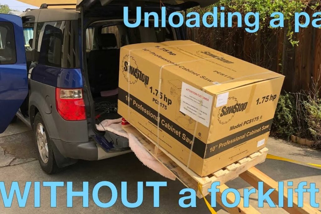 How to Unload a Pallet Without a Forklift