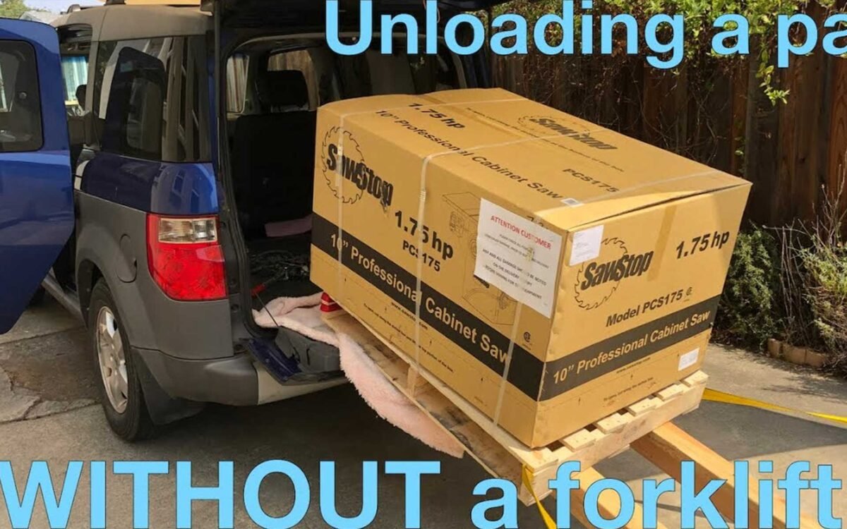 How to Unload a Pallet Without a Forklift (Truck, Ramp & No Dock Methods)