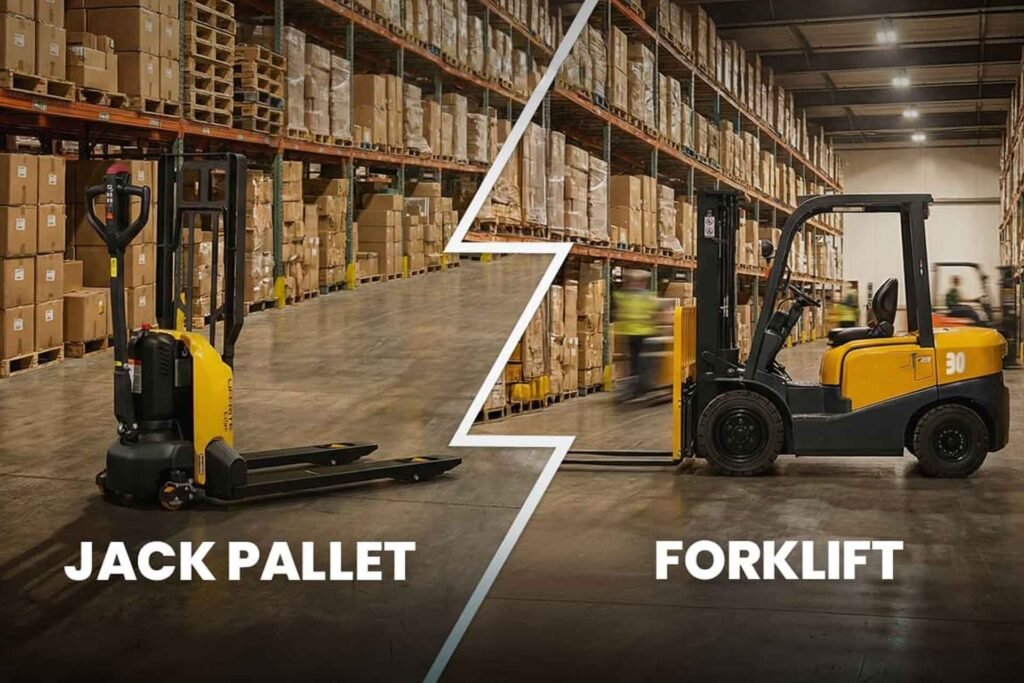 Pallet Jack vs Forklift