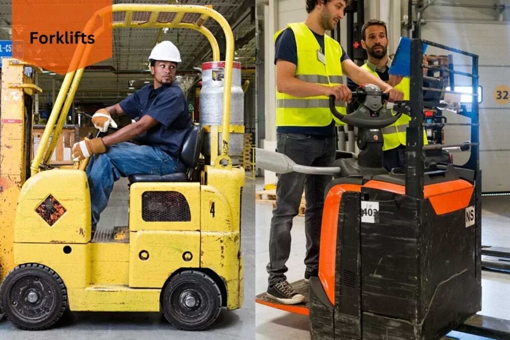 Stand Up Forklift vs Sit Down Forklift