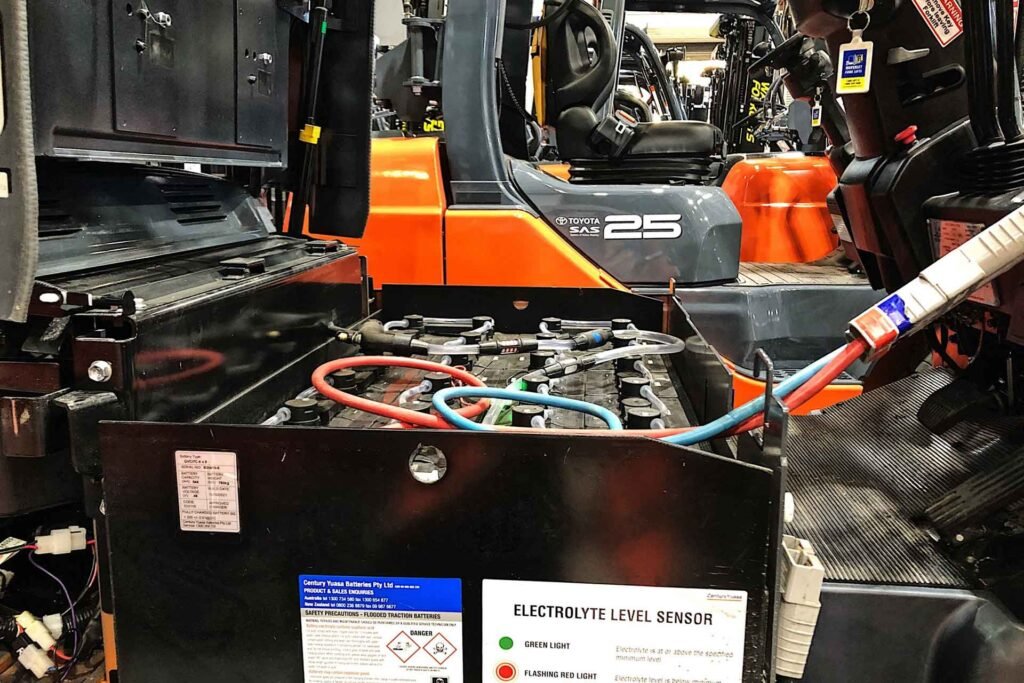 Where Is the Battery on a Forklift