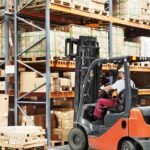 forklift Place the Load and Park Safely