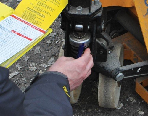 hand pallet truck Pre-Operation Safety Check