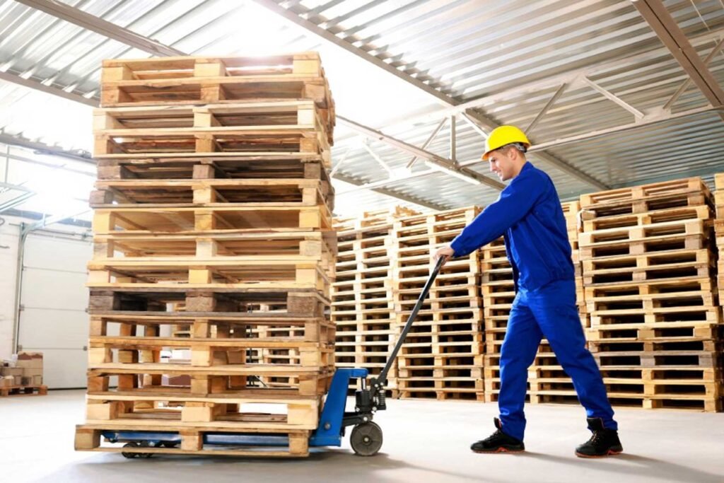 how to move a pallet without a forklift