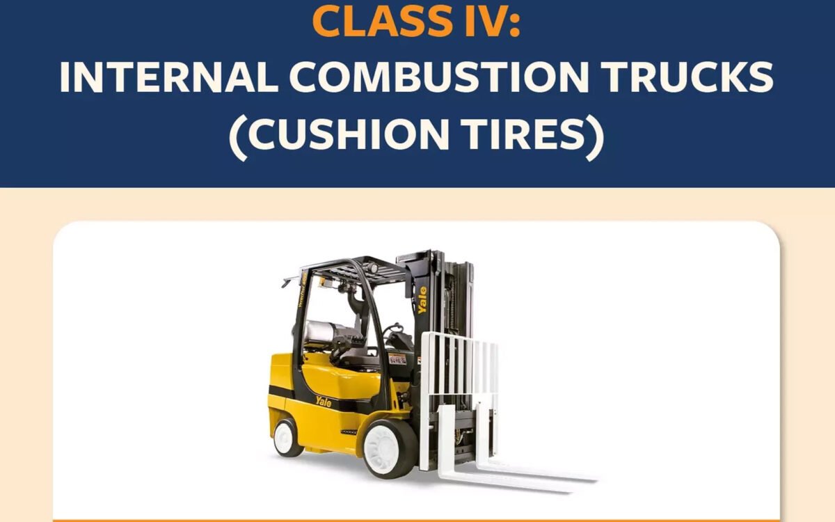 What Is a Class 4 Forklift? (Cushion Tire Forklift Explained)
