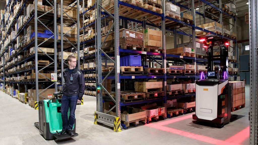 AGV + Manual Forklift Hybrid Warehouse Problems