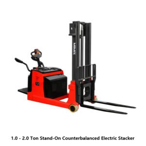 1.0 - 2.0 Ton Stand-On Counterbalanced Electric Stacker