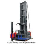 1.2-Ton Man-Up Three-Way Pallet Stacker