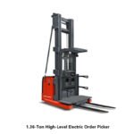 1.36-Ton High-Level Electric Order Picker | MiMA MH13 Series High-Bay Narrow Aisle Stockpicker 1.36-Ton High-Level Electric Order Picker