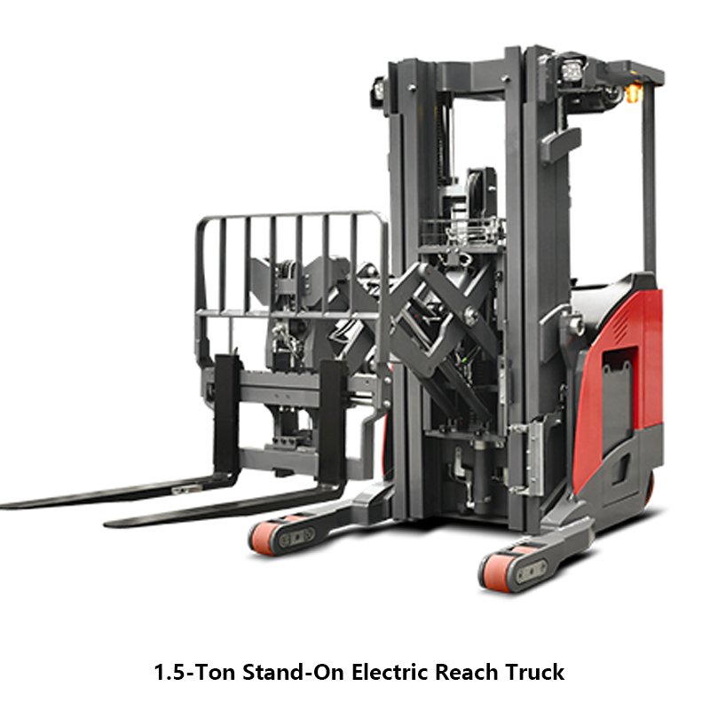 1.5-Ton Stand-On Electric Reach Truck
