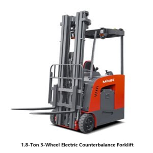 1.8-Ton 3-Wheel Electric Counterbalance Forklift