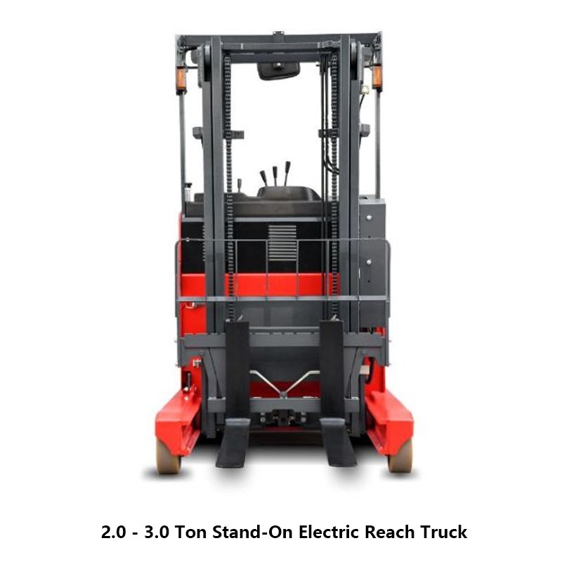 2.0 - 3.0 Ton Stand-On Electric Reach Truck for Narrow Aisle Forklift