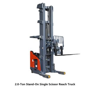 2.0-Ton Stand-On Single Scissor Reach Truck