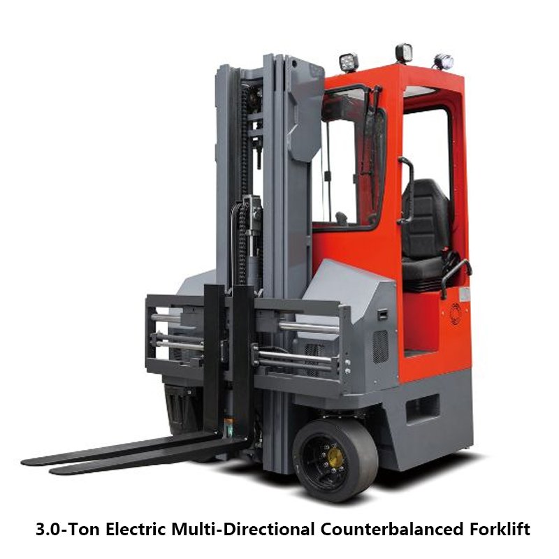 3.0-Ton Electric Multi-Directional Counterbalanced Forklift