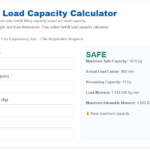 Forklift Load Capacity Calculator
