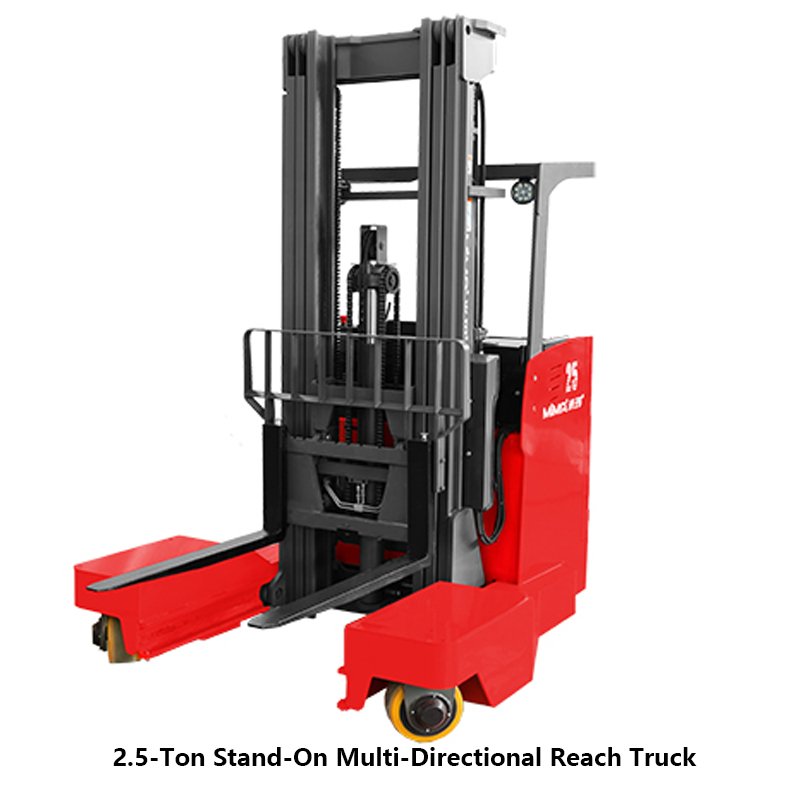 Stand-On Multi-Directional Reach Truck