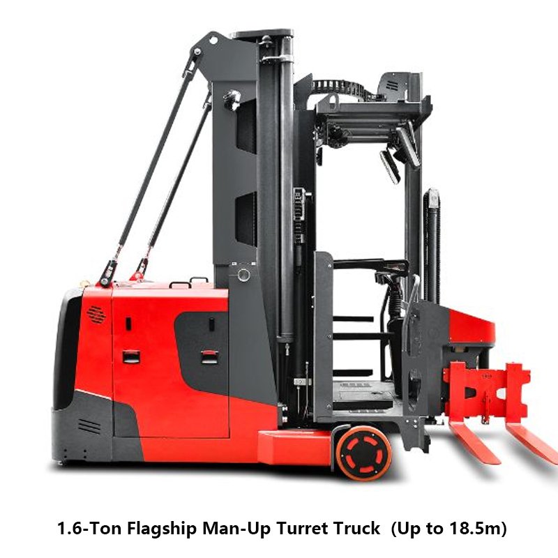 Turret Truck for Ultra-High Bay VNA Warehouses