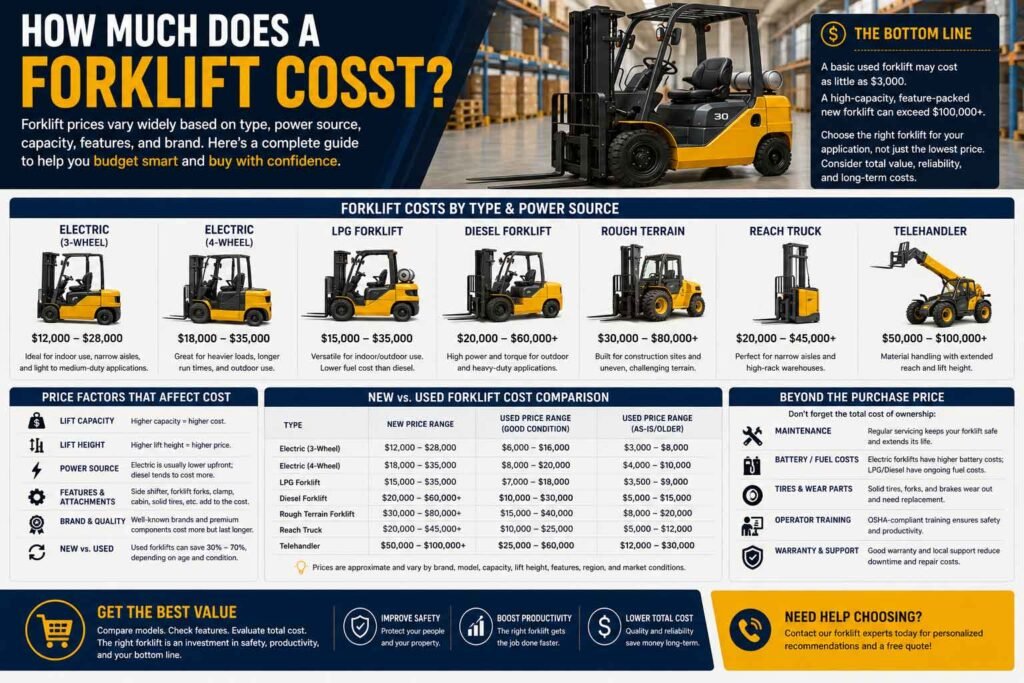 How Much Does a Forklift Cost
