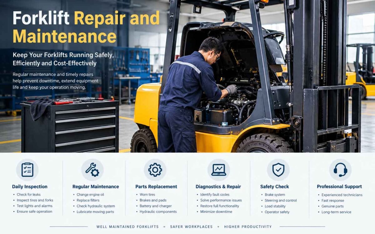Forklift Repair and Maintenance: What Fleet Owners Actually Need to Know