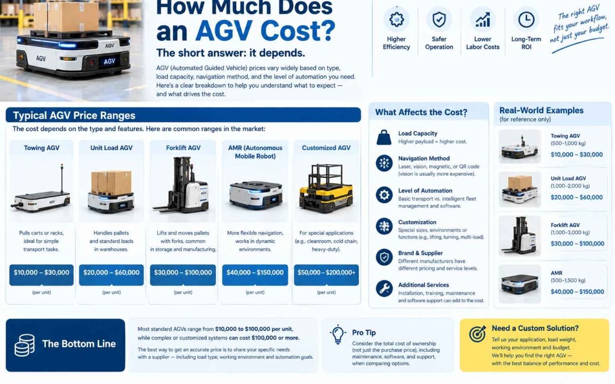 How Much Does an AGV Cost? A Realistic Breakdown for Buyers