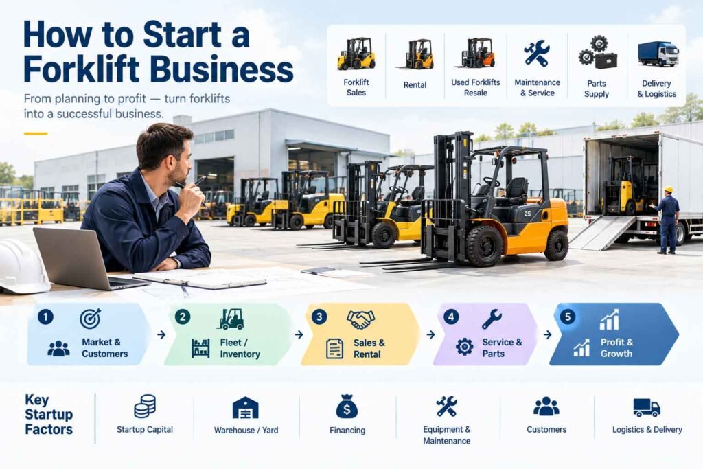 How to Start a Forklift Business