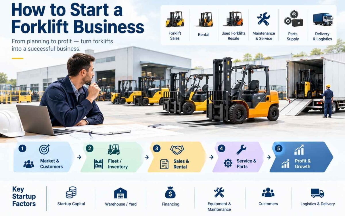 How to Start a Forklift Business: A Practical Guide to the Different Paths and What Each One Actually Costs