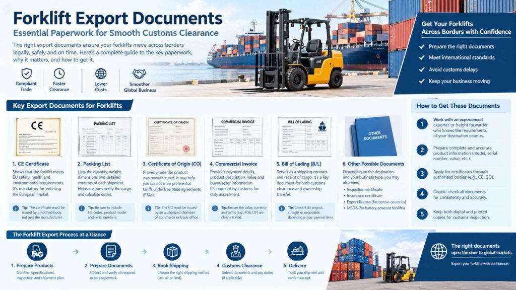 Export Documents for Forklifts