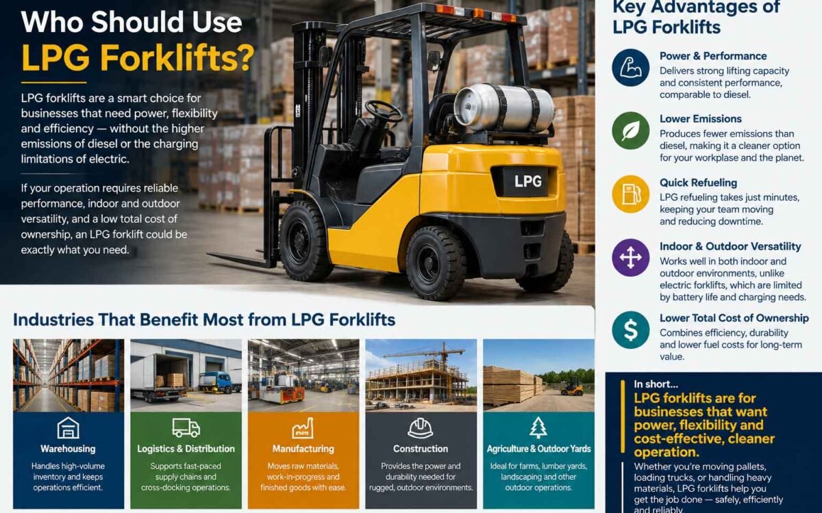 LPG Forklifts: Who Should Use Them?