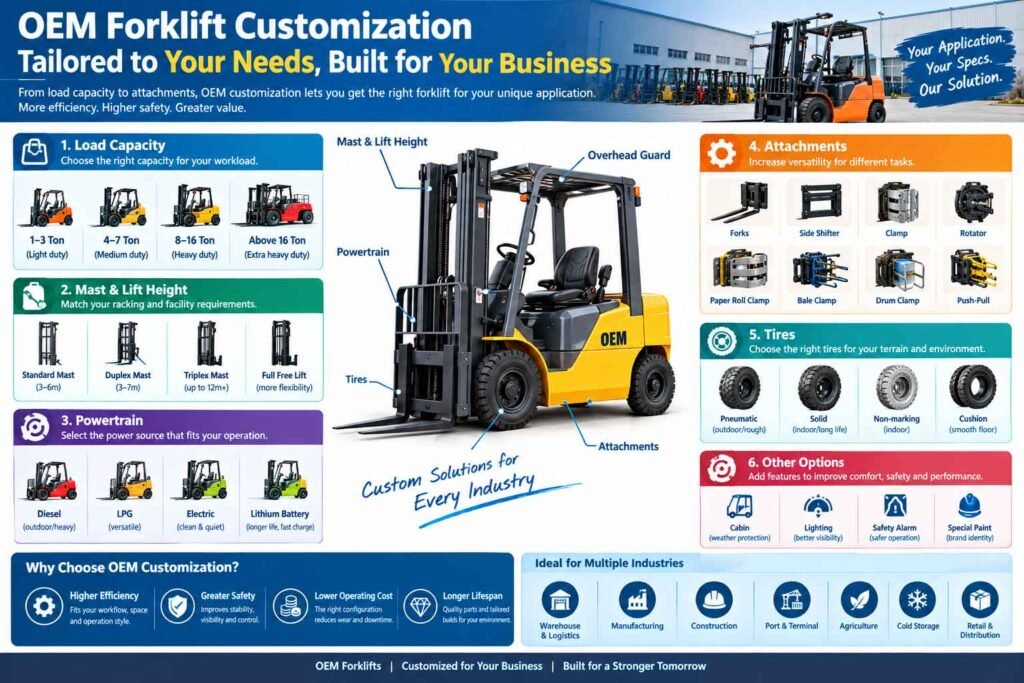 OEM Forklift Customization